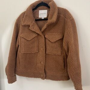 American Eagle Button Down Sherpa Jacket